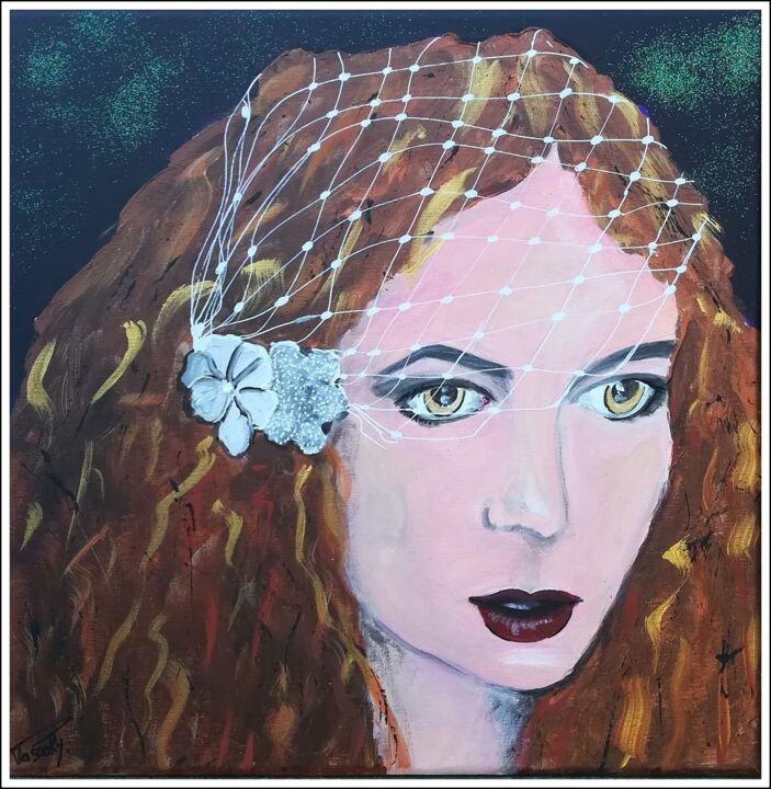 Painting titled "Manon." by Pascaly, Original Artwork, Acrylic