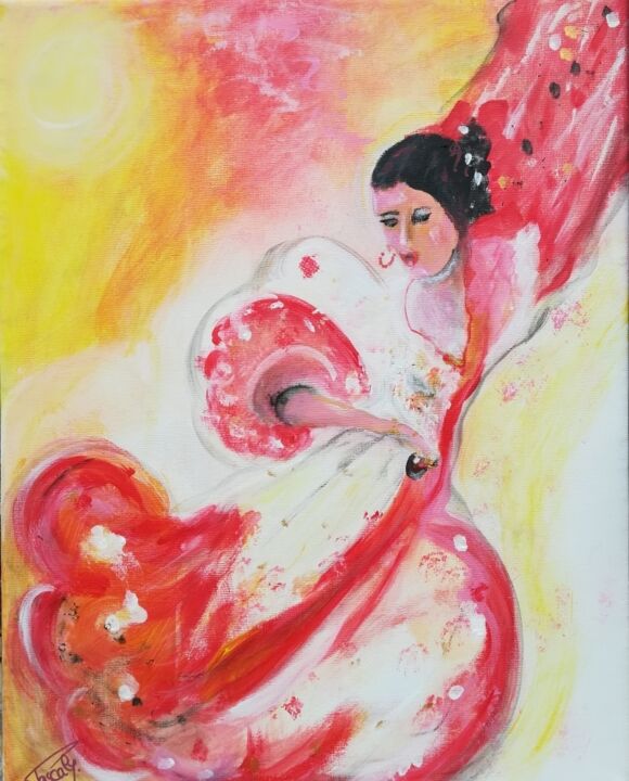 Peinture intitulée "la-bailarina.jpg" par Pascaly, Œuvre d'art originale, Acrylique