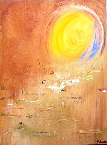 Painting titled "Danse au firmament" by Pascaly, Original Artwork