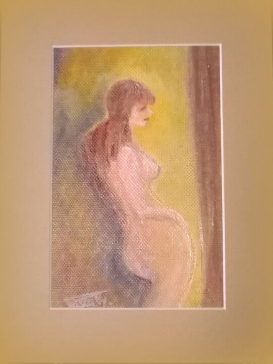 Pittura intitolato "A l'aube du jour." da Pascaly, Opera d'arte originale, Acrilico