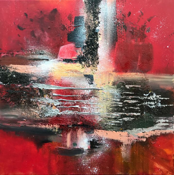 Painting titled "" LOST "" by Mo Tuncay (Paschamo), Original Artwork, Acrylic