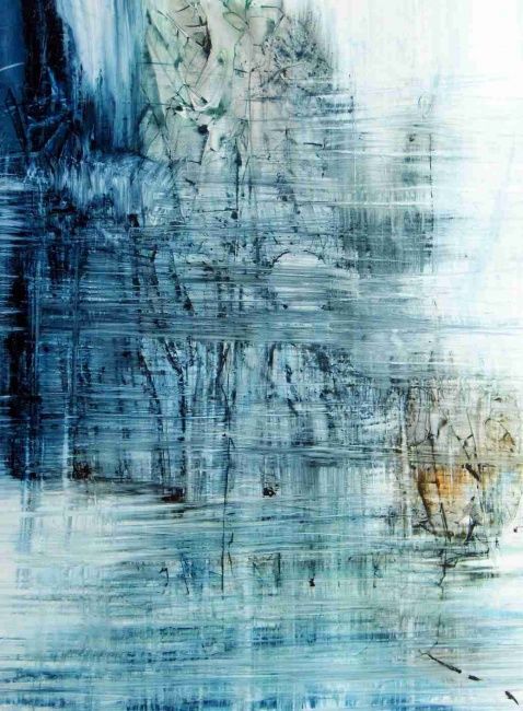 Painting titled "Elements of life 8" by Pasi Kuhalampi, Original Art,