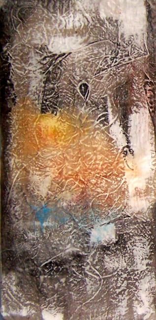 Peinture intitulée "Bannière Eizh" par Maryse Jacq, Œuvre d'art originale