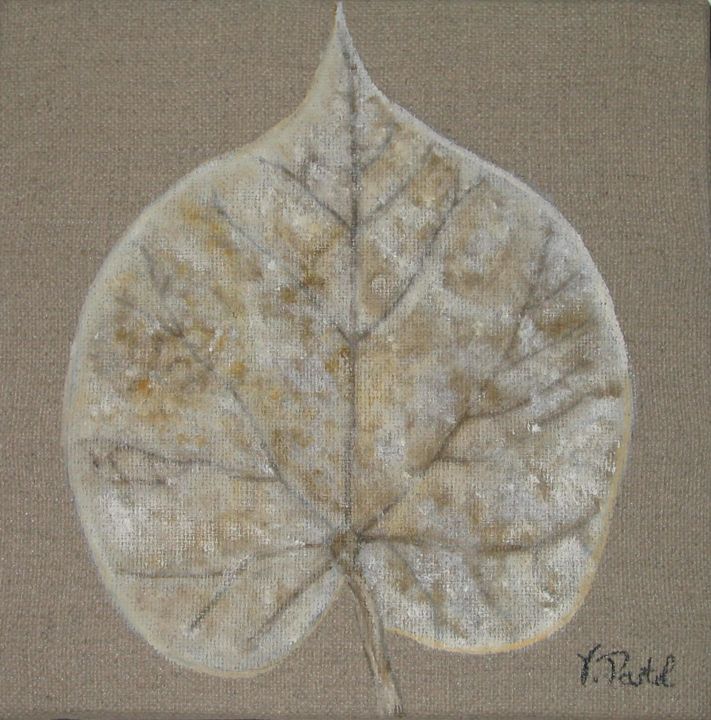 Картина под названием "feuille-d-automne.j…" - Pastel Créations, Подлинное произведение искусства