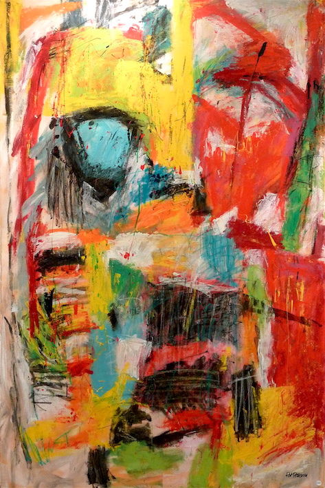 Painting titled "N° 2431" by Pat Pellerin, Original Artwork