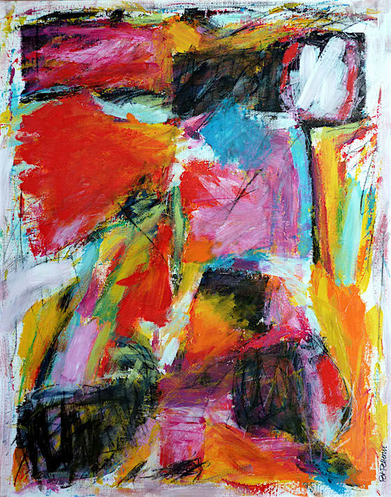 Pintura titulada "N°1447" por Pat Pellerin, Obra de arte original