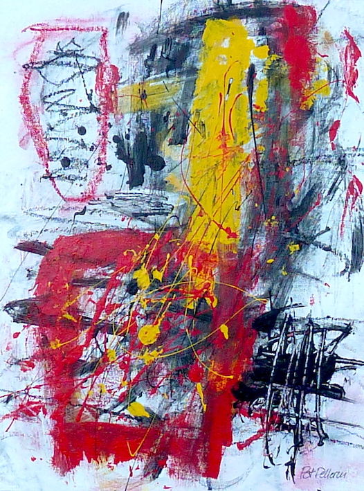 Painting titled "N°2412" by Pat Pellerin, Original Artwork