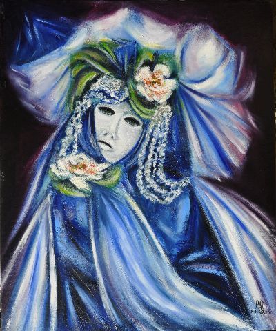 Peinture intitulée "bellagio" par Patricia Bourquin, Œuvre d'art originale