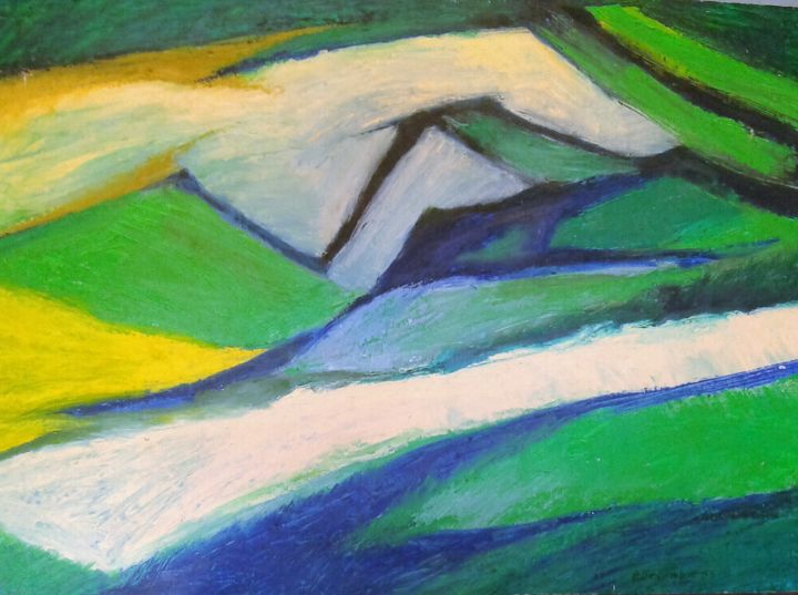 Peinture intitulée "20160924-110711-1-1…" par Patrick Desombre, Œuvre d'art originale, Huile