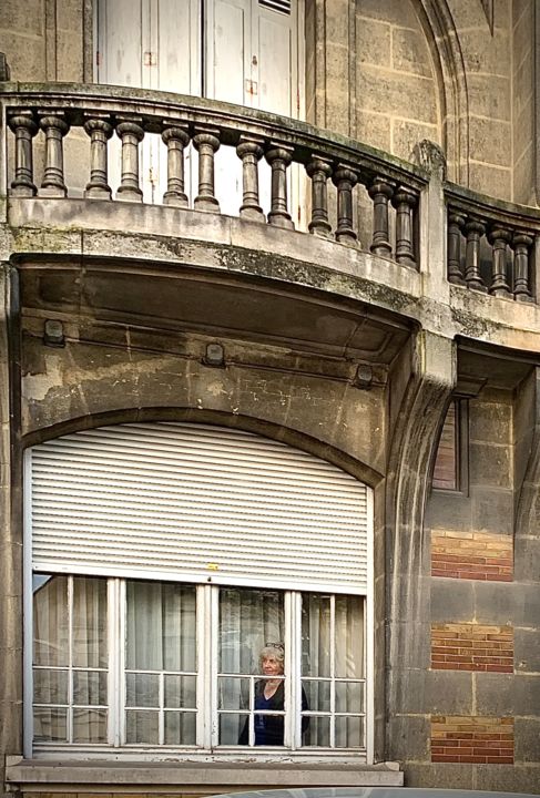 Photographie intitulée "L'oeil de Bordeaux" par Pati Guyot, Œuvre d'art originale, Photographie numérique