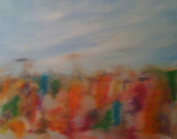 Painting titled "Deauville" by Patrice Brunet, Original Artwork