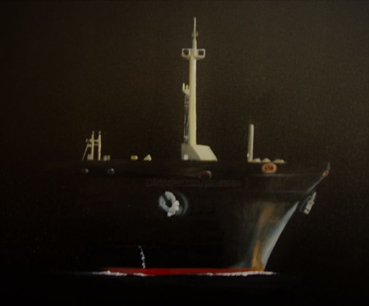 Pintura titulada "Cargo" por Patrice Butel, Obra de arte original, Oleo