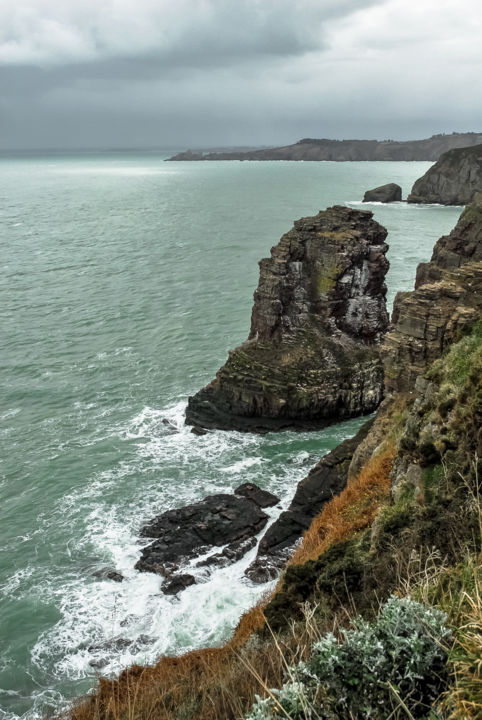 Photography titled "Au cap Fréhel" by Patrice Corbin, Original Artwork