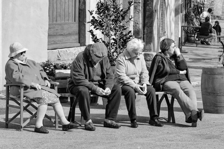 Fotografie getiteld "Repos bien mérité" door Patrice Corbin, Origineel Kunstwerk