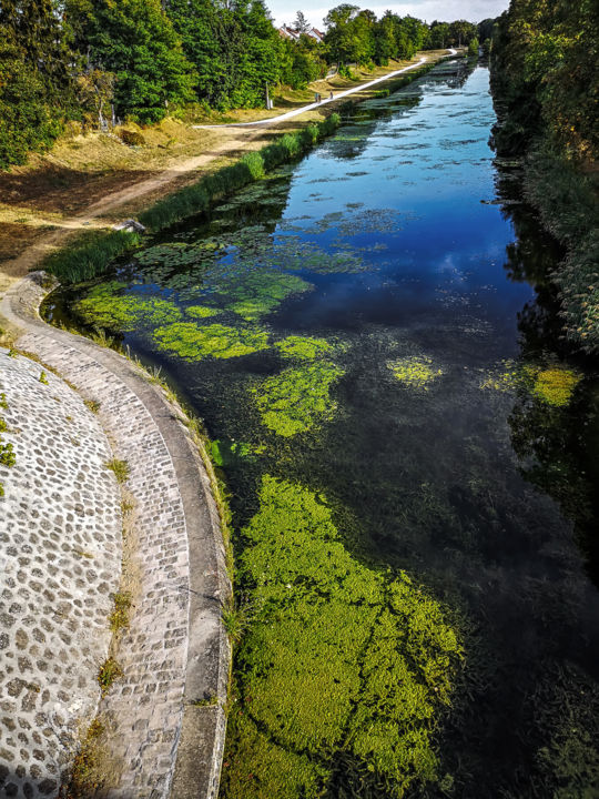 Photographie intitulée "Chemin de halage" par Patrice Corbin, Œuvre d'art originale