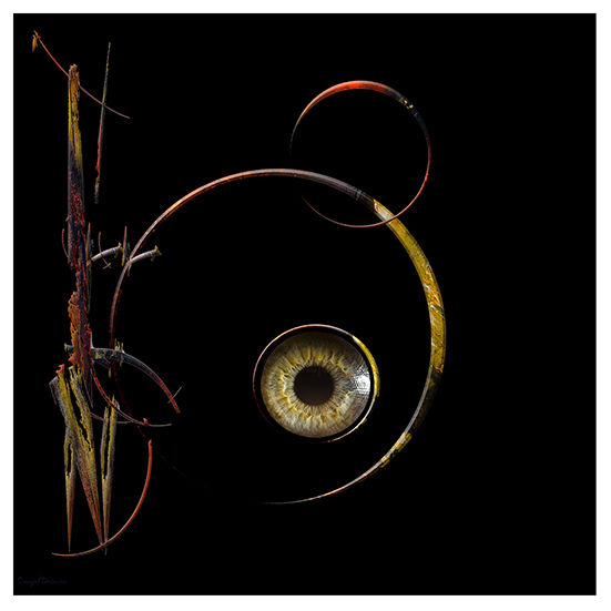Arts numériques intitulée "L'Oeil-et-L'Esprit" par Patrice Couepel, Œuvre d'art originale, Photo montage