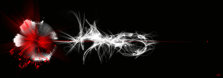 Digital Arts με τίτλο "Big Bang" από Patrice Couepel, Αυθεντικά έργα τέχνης, Φωτογραφία Μοντάζ