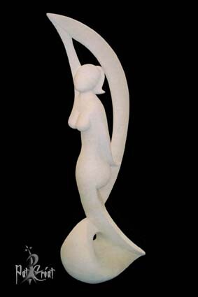 Sculpture intitulée "Arabesque" par Patrice Lecomte, Œuvre d'art originale, Pierre