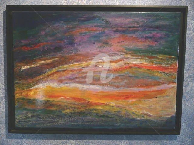 Painting titled "Effusion" by Patrice Behra, Original Artwork, Acrylic
