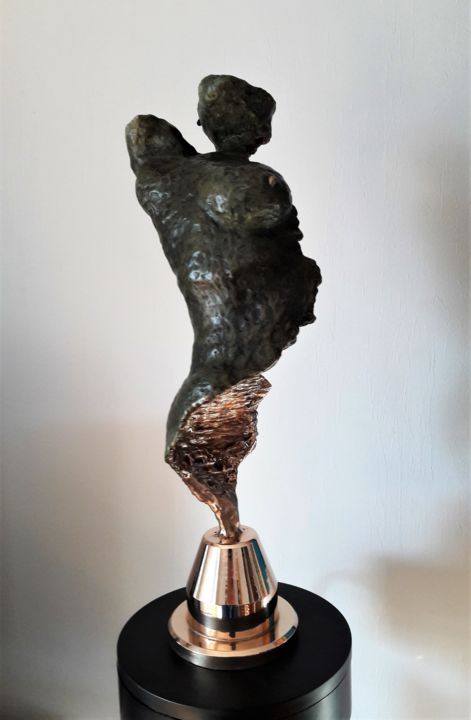 Escultura titulada "Courbe" por Bueno Patrice, Obra de arte original, Metales