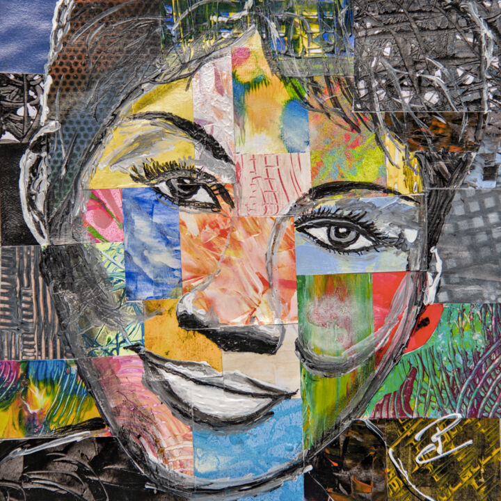 Peinture intitulée "Aretha Franklin" par Patrice Chambrier, Œuvre d'art originale, Acrylique