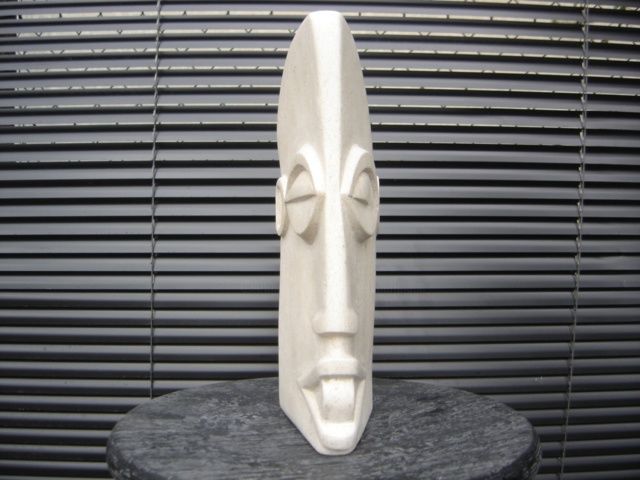 Sculpture titled "tete DOGON" by Patrice Kauffmann, Original Artwork