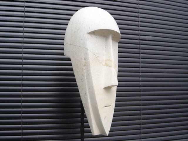 Sculpture titled "masque" by Patrice Kauffmann, Original Artwork