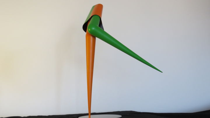 Sculpture intitulée "twist" par Patrice Kauffmann, Œuvre d'art originale, Métaux