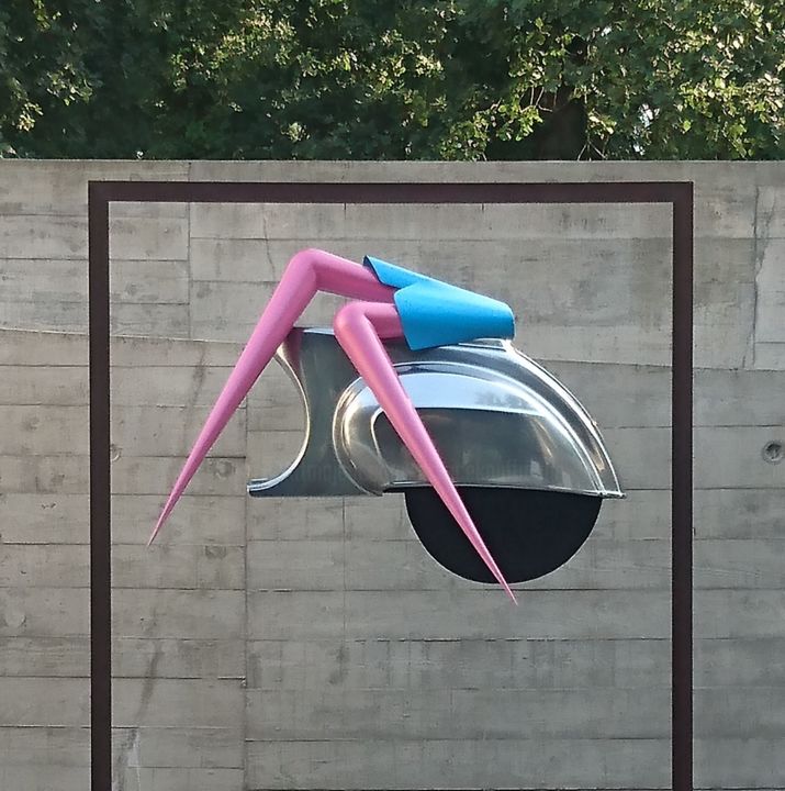 Sculpture intitulée "la fille sur le sco…" par Patrice Kauffmann, Œuvre d'art originale
