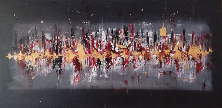 Painting titled "Tokyo" by Patrice Poidevin, Original Artwork, Oil