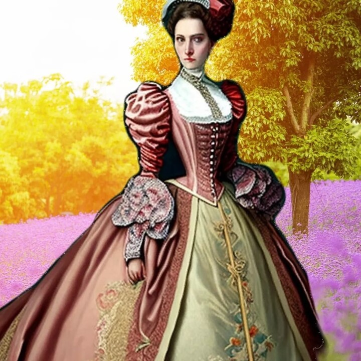Digitale Kunst getiteld "Madam2" door Patricia Brown (Artedibujopbrown), Origineel Kunstwerk, AI gegenereerde afbeelding