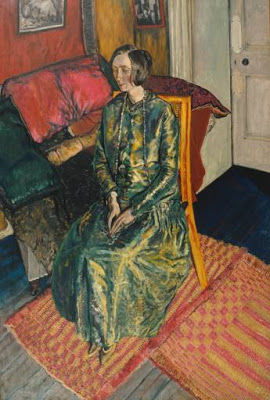 Painting titled "Edith Sitwell" by Patricia Guevara, Original Artwork