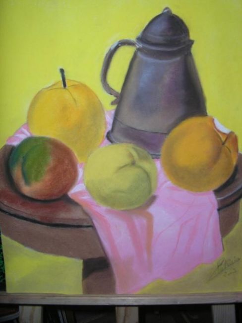 Peinture intitulée "Nature morte " Bote…" par Patricia Chareyron, Œuvre d'art originale