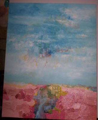Painting titled "Witnesses at Katsin…" by Patra Madden, Original Art,
