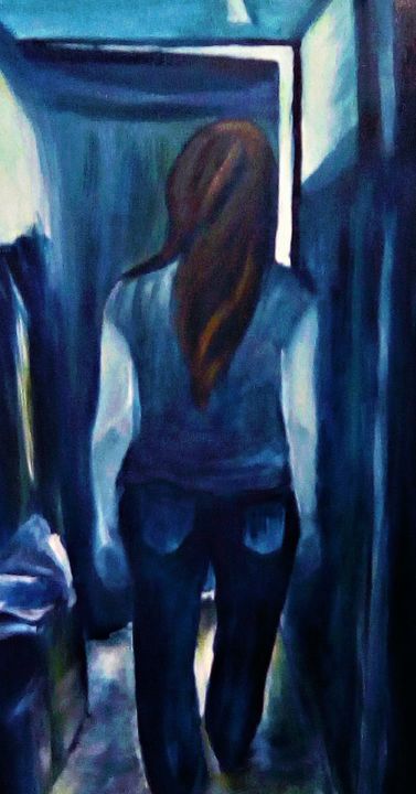 제목이 "Vers la lumière, pa…"인 미술작품 Patricia Segond로, 원작, 기름 나무 들것 프레임에 장착됨