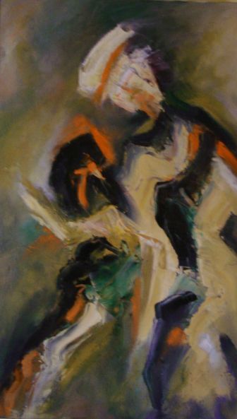 Painting titled "Tango" by Patricia Spitz, Original Artwork