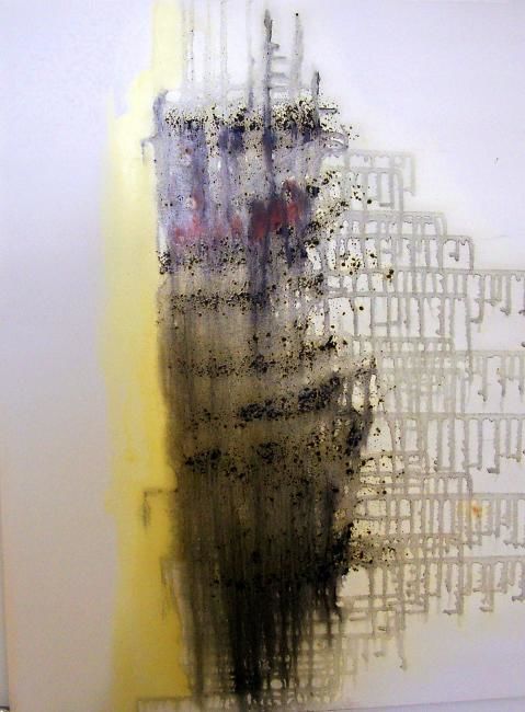 Pintura titulada "mecano" por Patricia Suárez, Obra de arte original,