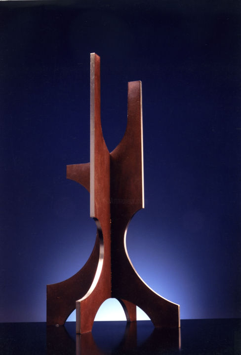 Sculpture titled "Entrelacs" by Patrick Boutillier De St André, Original Artwork, Metals