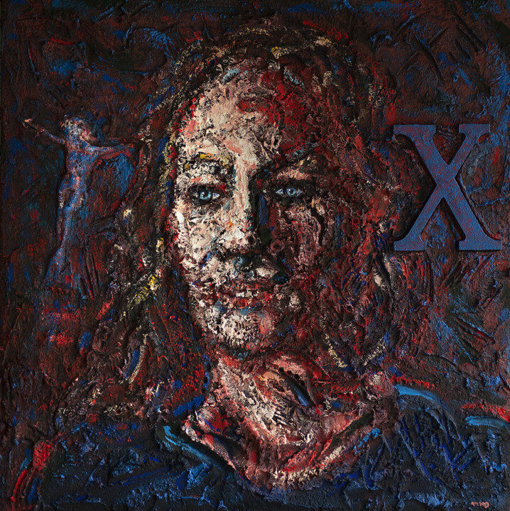 Peinture intitulée "Birgit" par Patrick Danion (spasp), Œuvre d'art originale, Acrylique