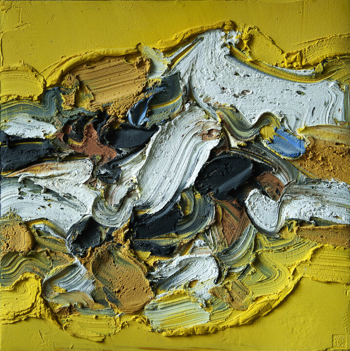 Peinture intitulée "Jaune d'Or" par Patrick Danion (spasp), Œuvre d'art originale, Acrylique