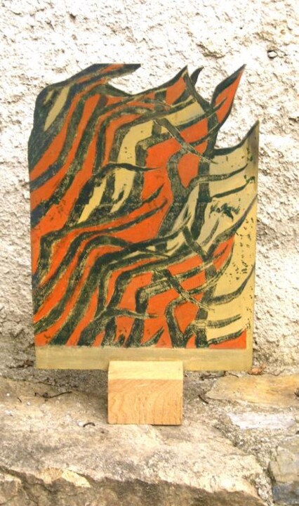 Sculpture titled "IMAG0033.jpg" by Patrick Desombre, Original Artwork, Wood