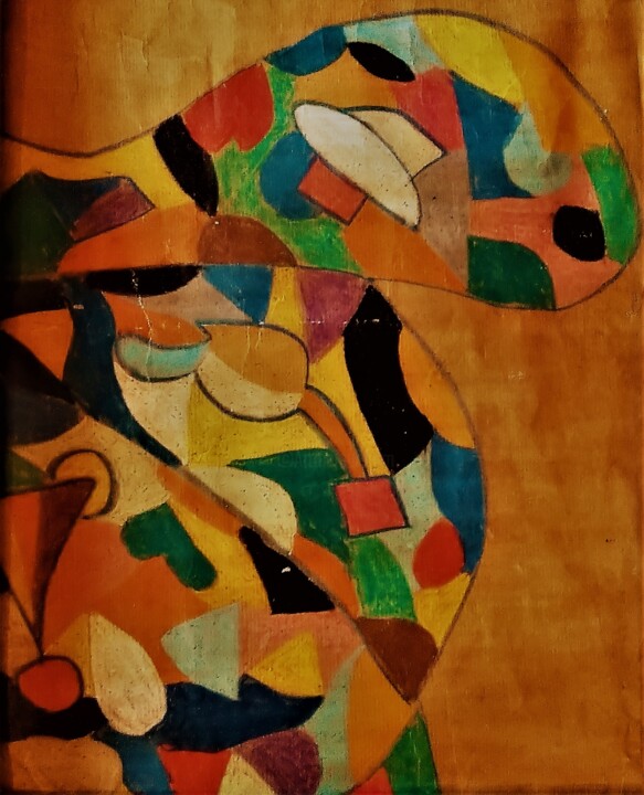 Peinture intitulée "Kaleidoscope PF3" par Patrick Feuillet, Œuvre d'art originale, Pastel