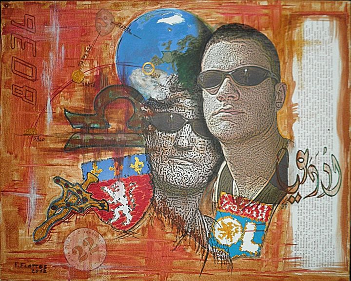 Peinture intitulée "toileadrien.jpg" par Patrick Flottes, Œuvre d'art originale,
