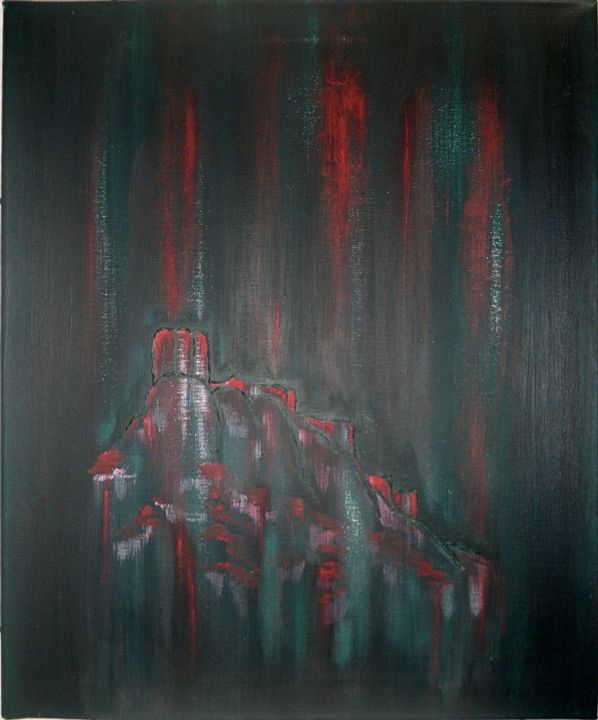 Peinture intitulée "queribus-petit.jpg" par Patrick Flottes, Œuvre d'art originale,