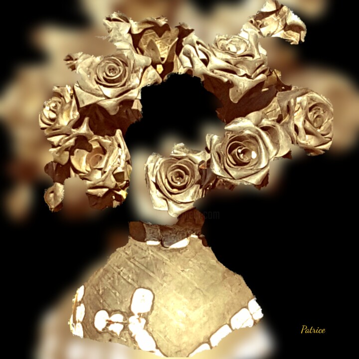 「Crown of the Rose」というタイトルの写真撮影 Patrick John Bennett (Patrice)によって, オリジナルのアートワーク, デジタル