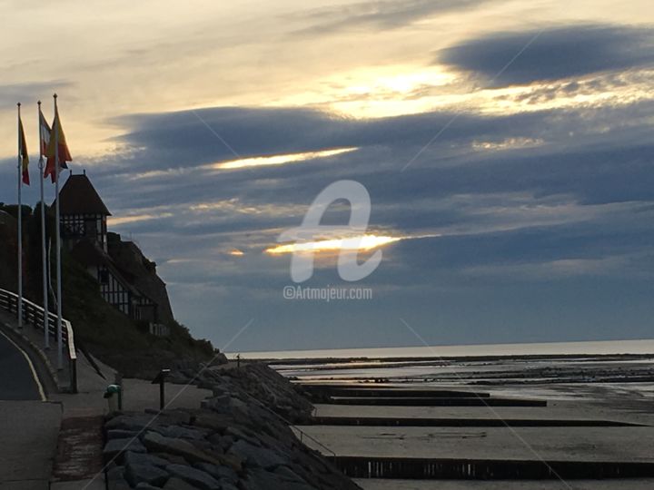 Φωτογραφία με τίτλο "Plage de villerville" από Patrick Jourdain, Αυθεντικά έργα τέχνης