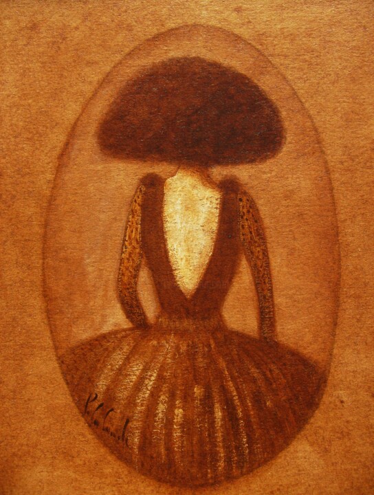 Peinture intitulée "Bethina" par Patrick Lalande, Œuvre d'art originale, Huile