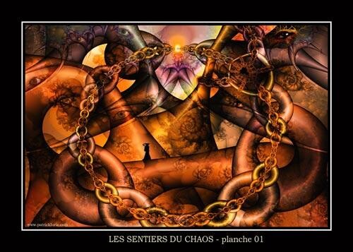 Digital Arts titled "Les sentiers du cha…" by Patrick Lurie, Original Artwork