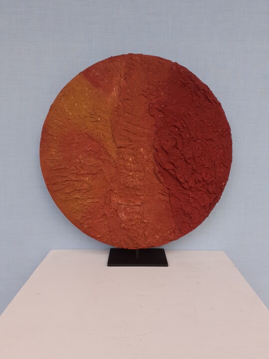 Скульптура под названием "Mars ." - Patrick Neel, Подлинное произведение искусства, Металлы Установлен на Металл