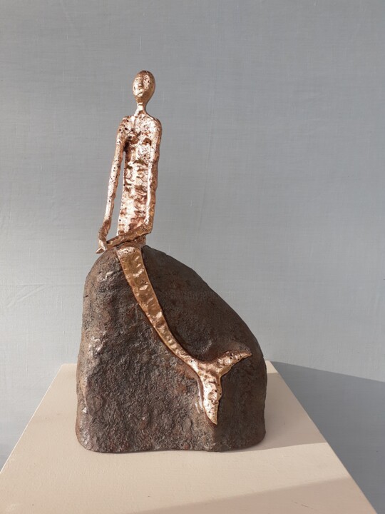 Sculpture intitulée "Ondine" par Patrick Neel, Œuvre d'art originale, Bronze